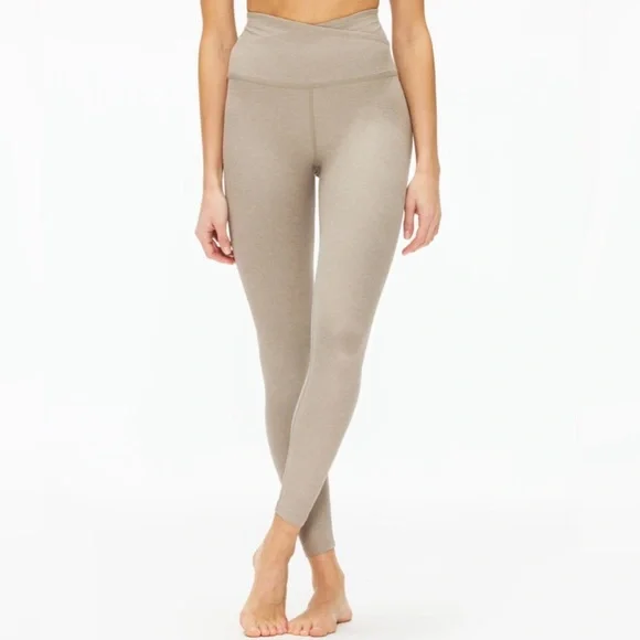 Beyond Yoga Spacedye At Your Leisure High Waisted Midi Legging Birch S NEW - Picture 1 of 11